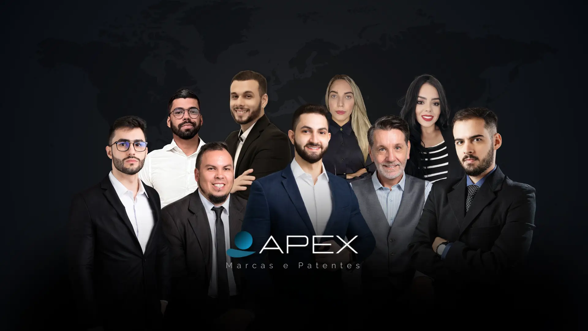 Equipe completa da Apex Marcas e Patentes